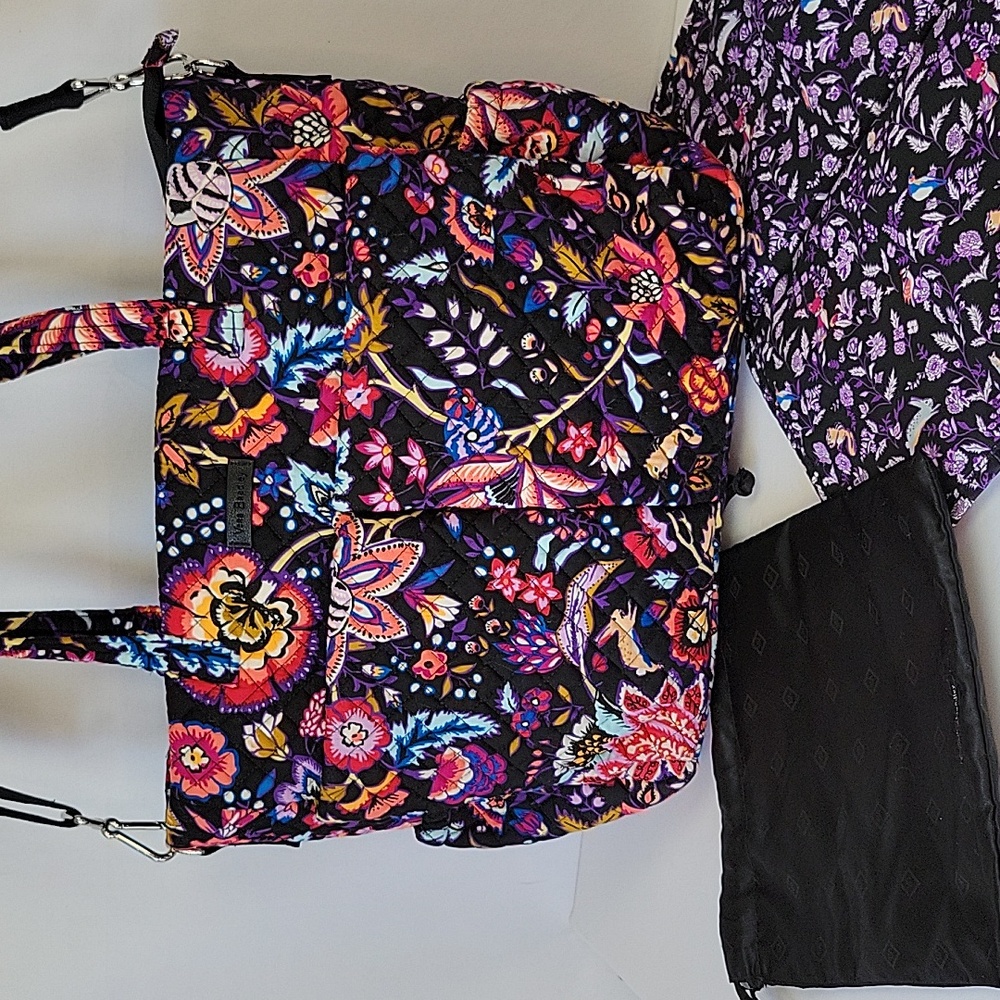 Vera Bradley Iconic Ultimate Convertible Baby Bag in Foxwood Print